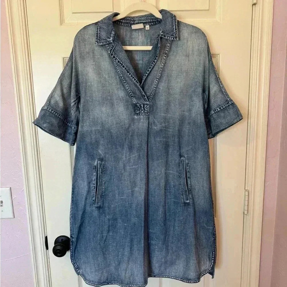 PERFECT AG Adriano Goldschmied Denim Shirt Dress - Picture 2 of 9